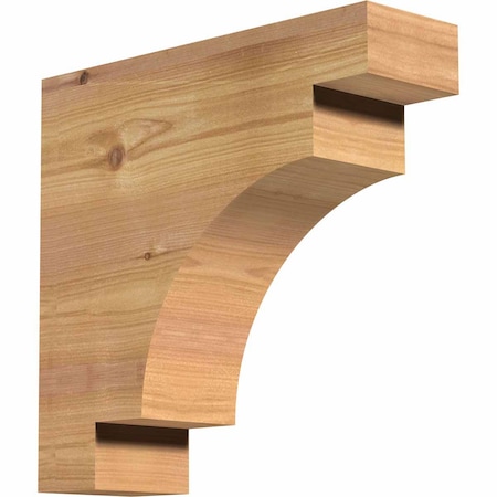 Ekena Millwork Mediterranean Smooth Rafter Tail, Western Red Cedar, 3 1/2"W x 12"H x 12"L RFT04X12X12MED00SWR